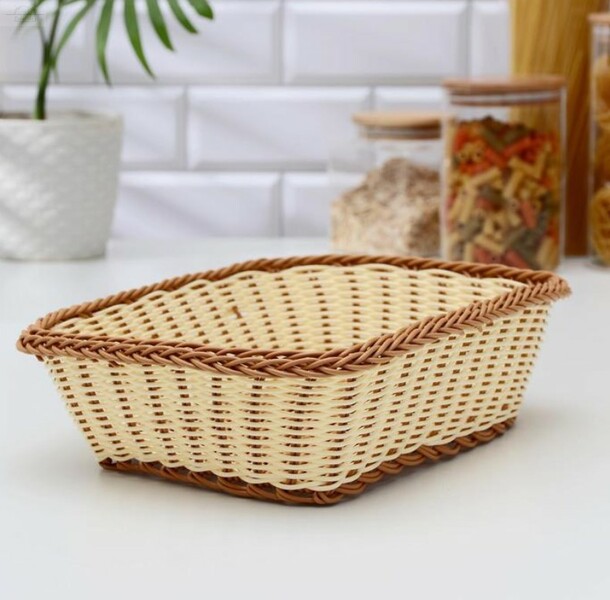 Корзина 30х23 см H7 см Молочный шоколад Доляна Корзина 30х23 см H7 см Молочный шоколад Доляна