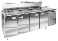 Стол холодильный для салатов Finist СХСс-700-4 (боковой холодильный агрегат)