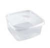 Банка 600 мл Куб 131х131 мм H61 мм PP прозрачный Перинт