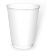 Стакан бумажный 300 мл D90 мм  Белый двухслойный 