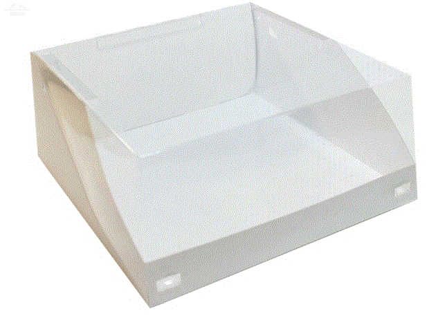 Короб 260х260х100 мм для транспортировки С ПРОЗРАЧНОЙ КРЫШКОЙ белый ForGenika Короб 260х260х100 мм для транспортировки С ПРОЗРАЧНОЙ КРЫШКОЙ белый ForGenika