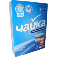 Порошок стиральный 400 гр Чайка ручная стирка