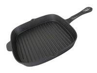 Сковорода-гриль 26х26 см чугун литая ручка Сковорода-гриль 26х26 см чугун литая ручка
