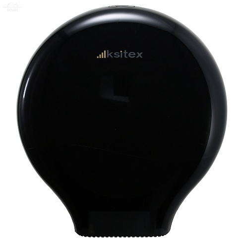 Диспенсер для туалетной бумаги TH-902B KSITEX 210 круглый пластик черный Диспенсер для туалетной бумаги TH-902B KSITEX 210 круглый пластик черный