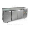 Стол холодильный GN с бортом GN 111/TN HICOLD  -2...+10°С   3 двери  нержавеющая сталь