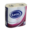 Бумага туалетная 3 слоя 4 рул/уп   LOTTI белый  Унипак Сервис