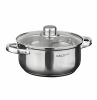 Кастрюля 3,2 л D20 см нерж.сталь с крышкой Гретта Катунь