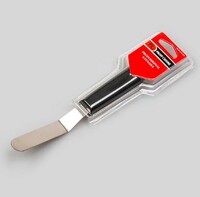 Лопатка 11 см нерж.сталь узкая изогнутая пластиковая ручка P.L. Proff Cuisine