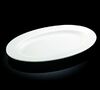 Блюдо овальное 30,5х22 см   Wilmax фарфор белый