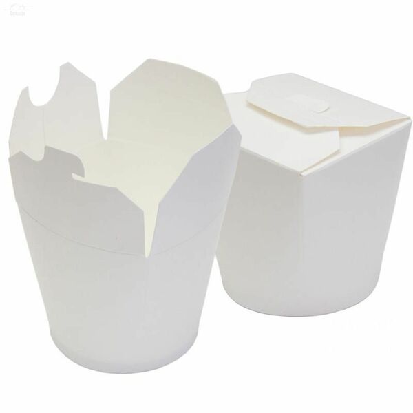 Контейнер Сhina Pack 1000 мл D-90x110,d-95,h-117 мм для китайской еды, круглое дно бумага белый Контейнер Сhina Pack 1000 мл D-90x110,d-95,h-117 мм для китайской еды, круглое дно бумага белый