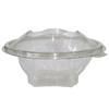 Контейнер с совмещенной крышкой 540 мл D163 мм H82 мм PS прозрачный