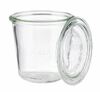 Банка для подачи 290 мл D9, H9 см с крышкой Вэк APS стекло прозрачный