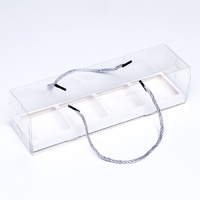 Коробка  для кексов, белая, 29.5×7.8×7.8 см