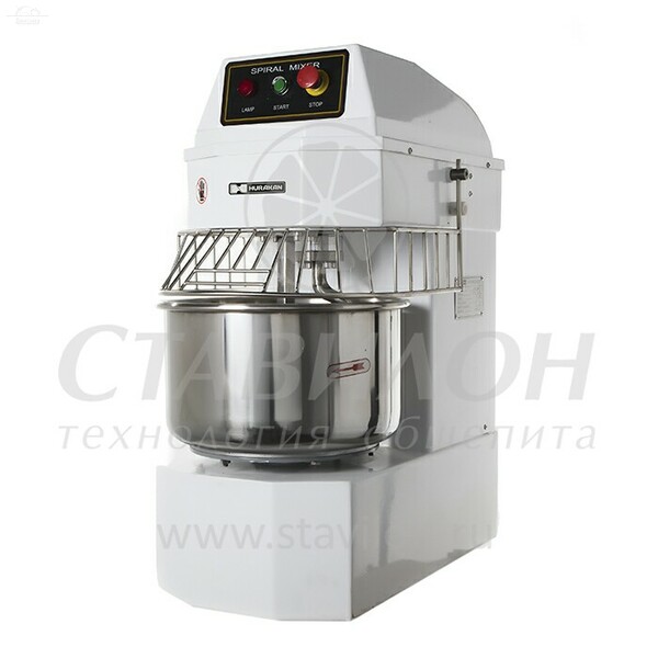 Тестомес спиральный HKN-20SN HURAKAN 20 1 несъемная дежа Тестомес спиральный HKN-20SN HURAKAN 20 1 несъемная дежа