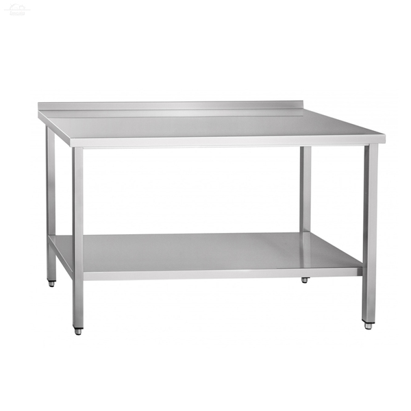 Стол производственный с бортом СПРП-7-3 Н Абат полка нерж АСС нерж сталь Стол производственный с бортом СПРП-7-3 Н Абат полка нерж АСС нерж сталь