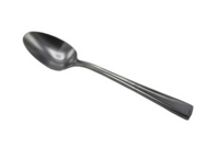 Ложка пластиковая столовая 185 мм   металлик PS