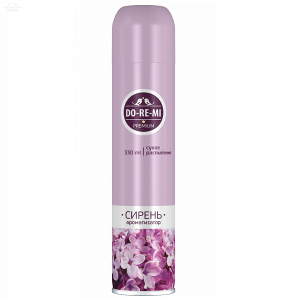 Освежитель воздуха 330 мл Дореми Сирень сухое распыление Освежитель воздуха 330 мл Дореми Сирень сухое распыление