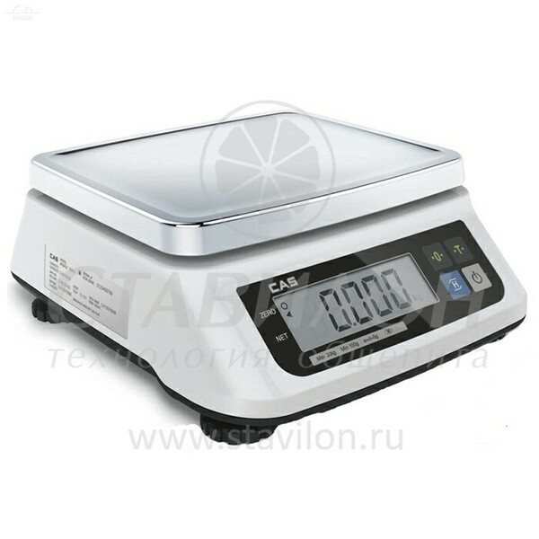 Весы порционные SWN-6 CAS 6 SWN 226х187 1 дисплей Весы порционные SWN-6 CAS 6 SWN 226х187 1 дисплей