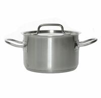 Кастрюля 2 л D16, H10 cм нерж.сталь с крышкой Appetite