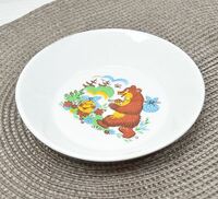 Салатник 200 мл D14 см Блюдце-тазик Веселый колобок Дулево