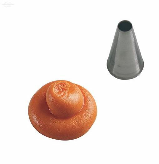 Насадка кондитерская Круг D8/25 мм H45 мм. нерж Насадка кондитерская Круг D8/25 мм H45 мм. нерж