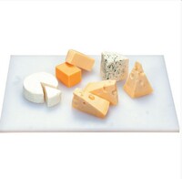 Доска разделочная 400х300х18 мм пластик белый P.L. Proff Cuisine Доска разделочная 400х300х18 мм пластик белый P.L. Proff Cuisine