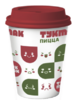 Стакан бумажный 350 мл D90 мм индивидуальный дизайн двухслойный "ТукМак"