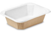 Контейнер OCTOBOX 500 187/140х147/110х45 мм  500 мл крафт / белый OSQ