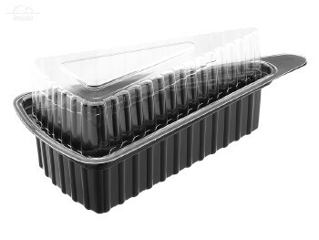 Контейнер для 1 порции пирога (крышка) 0211/0016К прозрачный 178х96 мм H32 мм Контейнер для 1 порции пирога (крышка) 0211/0016К прозрачный 178х96 мм H32 мм