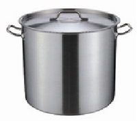 Кастрюля 21 л D30, Н30 см нерж.сталь с крышкой Indokor