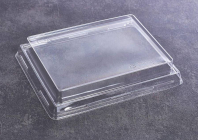 Крышка прозрачная для Контейнер ECO 500 мл OneClick lid 500/20  КУПОЛЬНАЯ