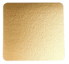 Подложка 235х235 мм Н 0,8  золото