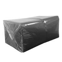 Салфетки 33х33 см 1 слой 400 шт/уп  БигПак черный