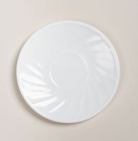 Блюдце 14 см  белое  PO-140T 