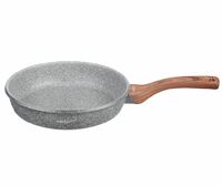 Сковорода 24 см литой алюминий антипригарное покрытие с крышкой  Пирит Катунь