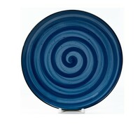 Тарелка мелкая 19 см Речной бриз  Elrington, синий керамика