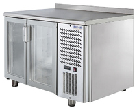 Стол холодильный POLAIR TD2-G с бортом