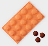 Форма силиконовая для конфет и шоколада 15 ячеек 29×17×2 см