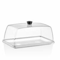 Крышка 33,5х19 см H12,5 см GN1/2 поликарбонат, прорачный GASTROPLAST подн.76840