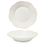 Тарелка глубокая 22 см LACE & CRAB TABULA  фарфор, айвори