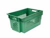 Ящик для овощей и фруктов 600х400х300 мм перфорированный зеленый