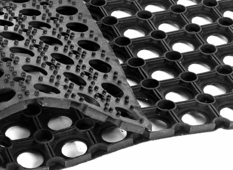 Коврик напольный 100х150х1,6см резиновый ячеистый Коврик напольный 100х150х1,6см резиновый ячеистый