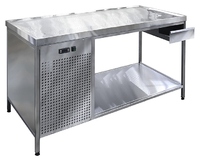 Стол холодильный Finist СХСо-1500-700 (боковой холодильный агрегат)